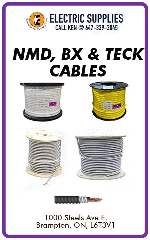 NMD, cUL, BX & Teck Wires & Cables