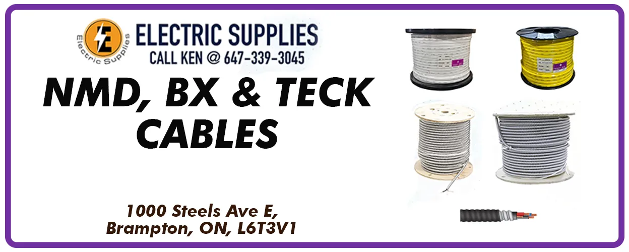 NMD, cUL, BX & Teck Wires & Cables